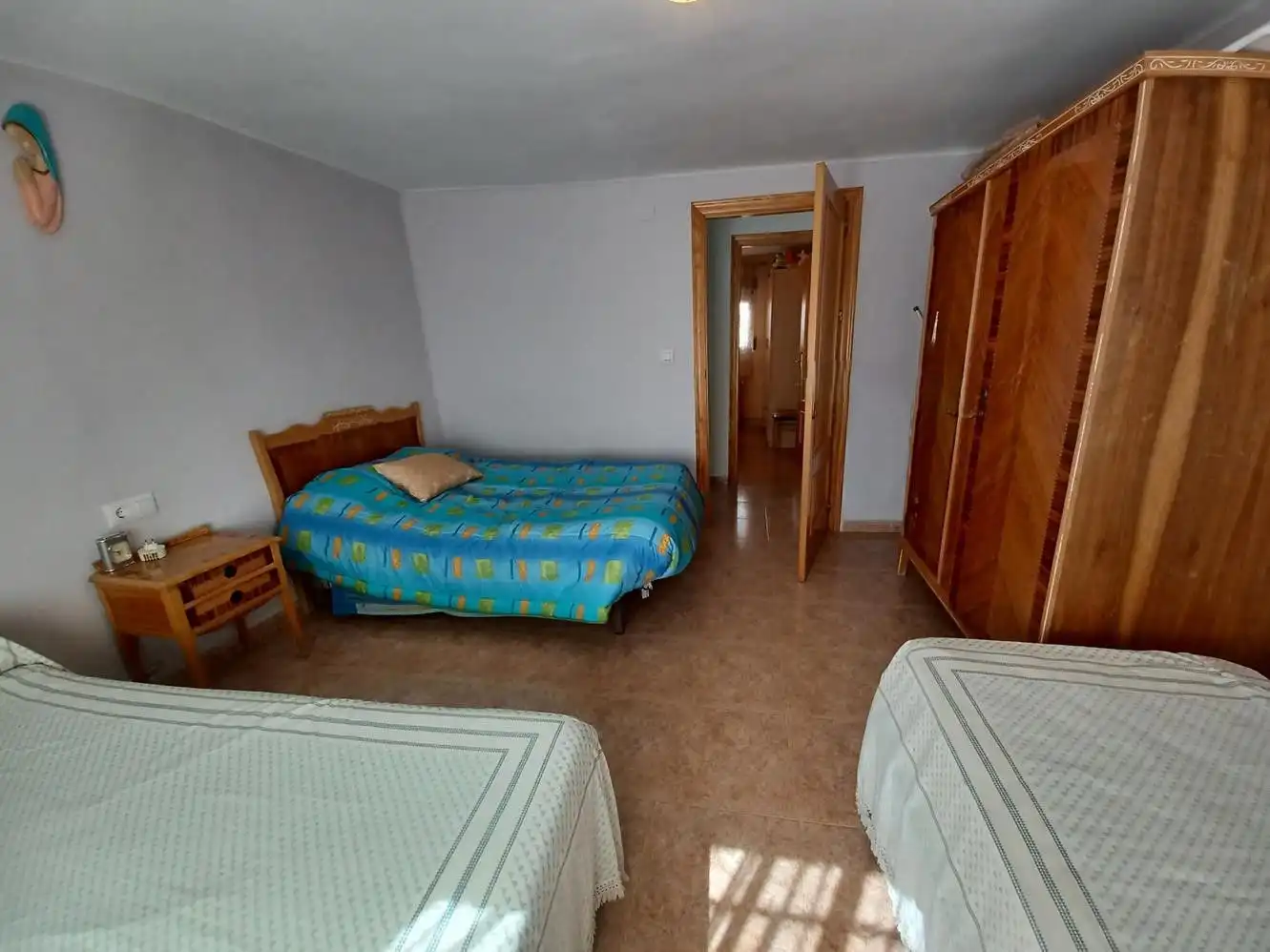 Bedroom of Houses for sale in Villalgordo del Júcar  with Air Conditioner, Heating and Furnished