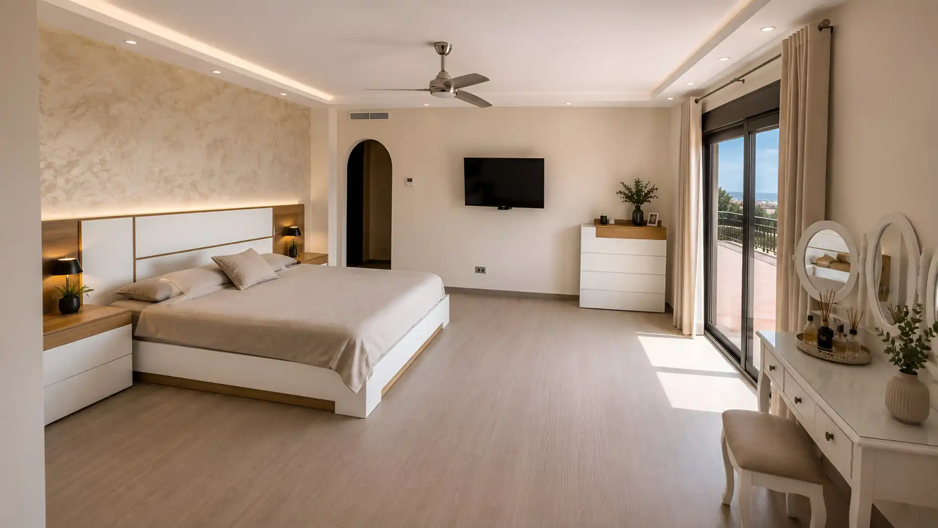 Habitación de Casa o chalet en venta en Málaga con Aire acondicionado, Calefacción y Jardín privado