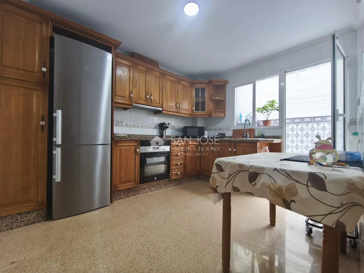 Cocina de Casa o chalet en venta en Aspe con Terraza, Trastero y Amueblado