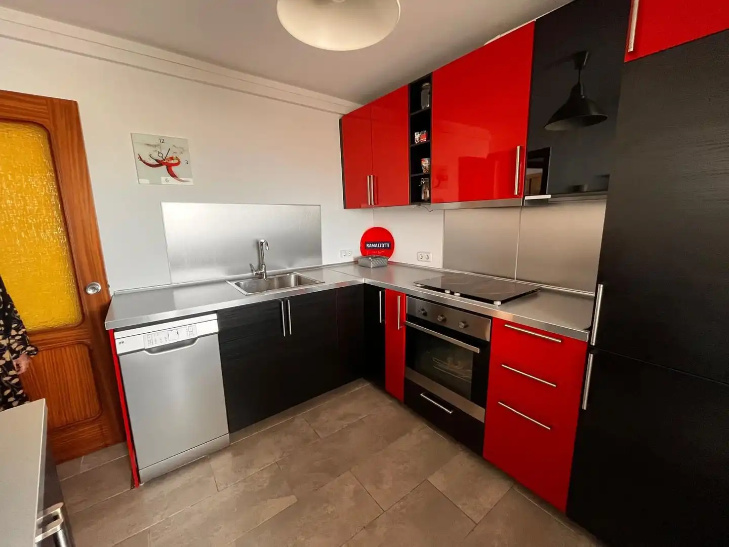 Kitchen of Flat for rent in  Palma de Mallorca  with Air Conditioner, Terrace and Furnished
