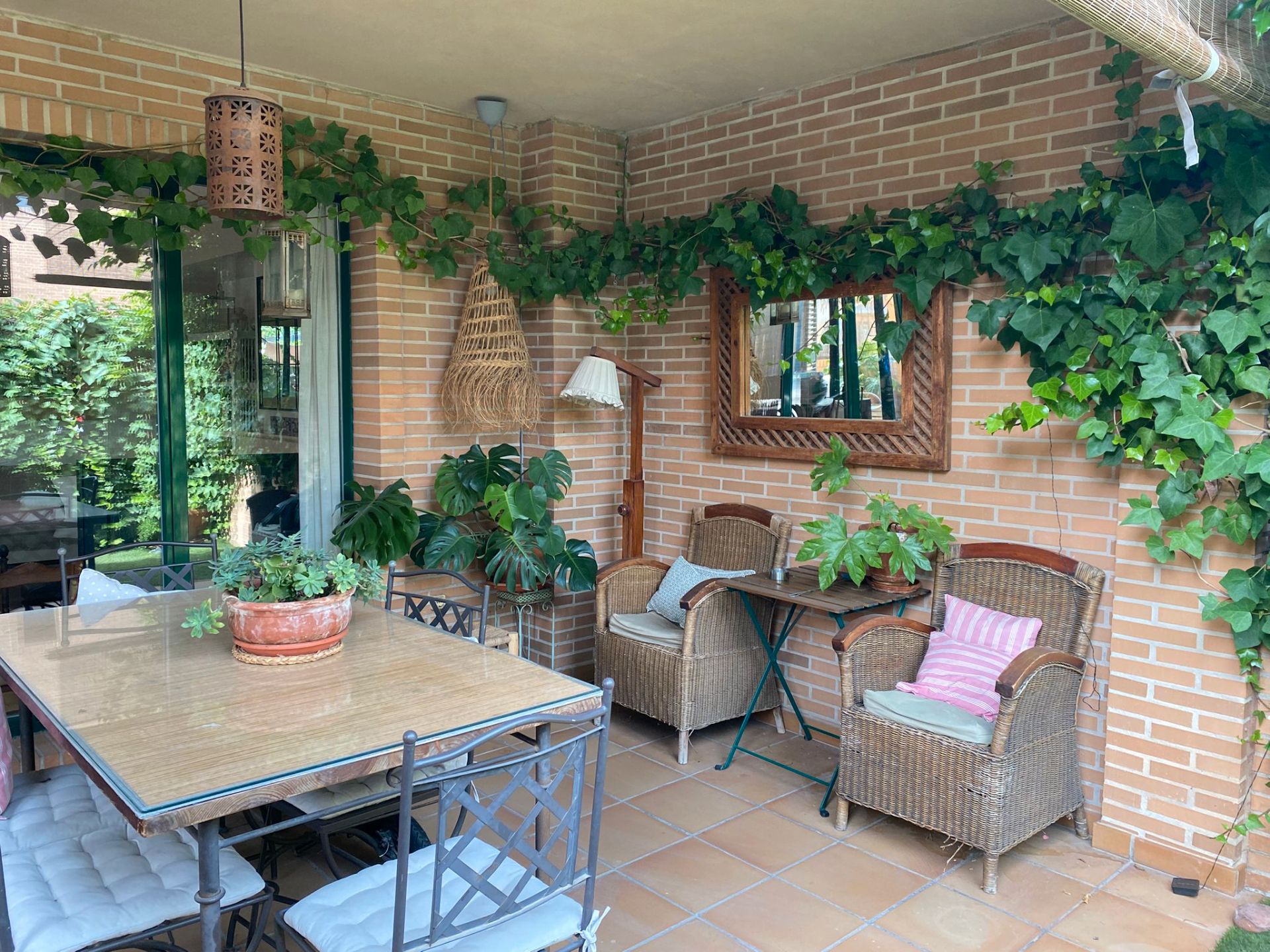 Terraza de Casa adosada en venta en Paterna con Aire acondicionado, Calefacción y Jardín privado
