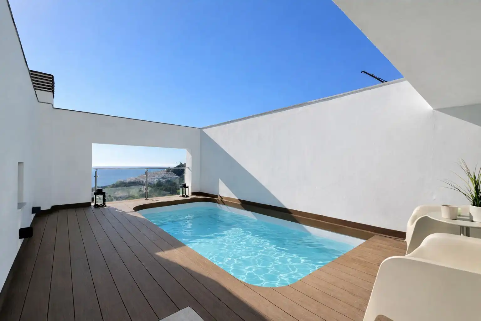 Schwimmbecken von Dachboden zum Verkauf in Almuñécar mit Klimaanlage, Terrasse und Schwimmbad