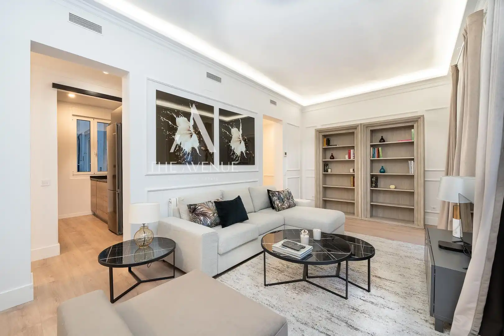 Sala de estar de Piso en venta en Madrid
