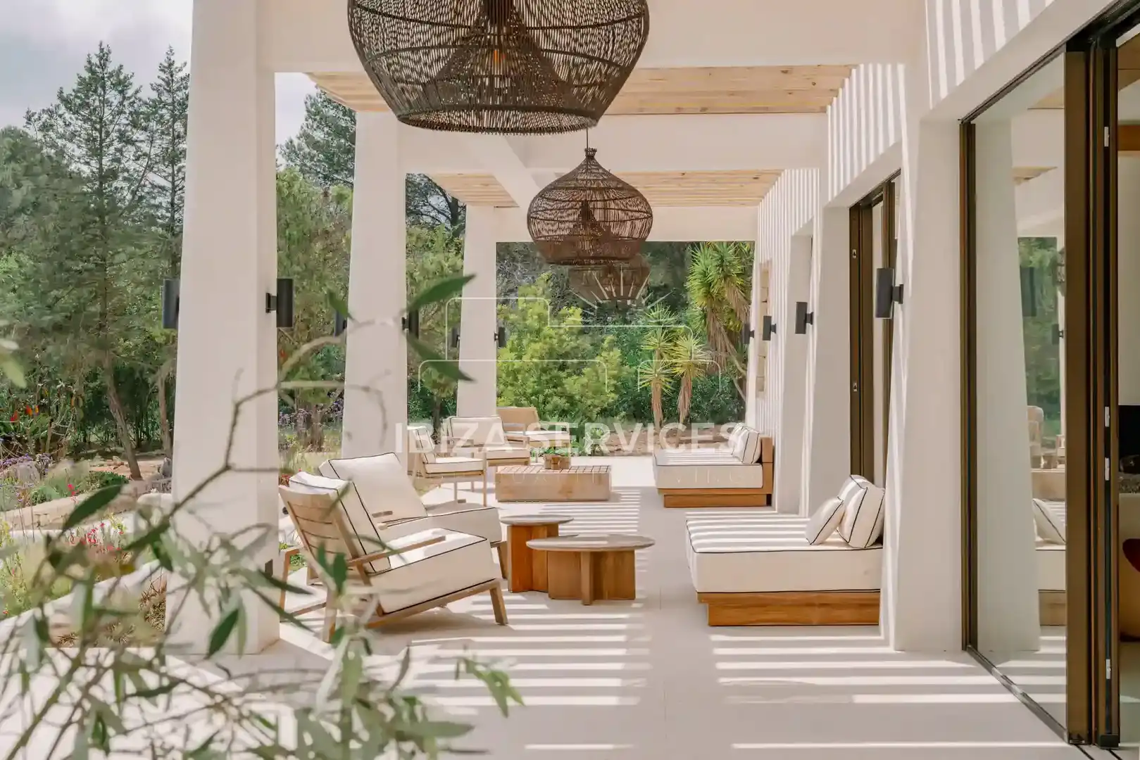Terrasse von Haus oder Chalet zum Verkauf in Santa Eulària des Riu mit Klimaanlage und Schwimmbad