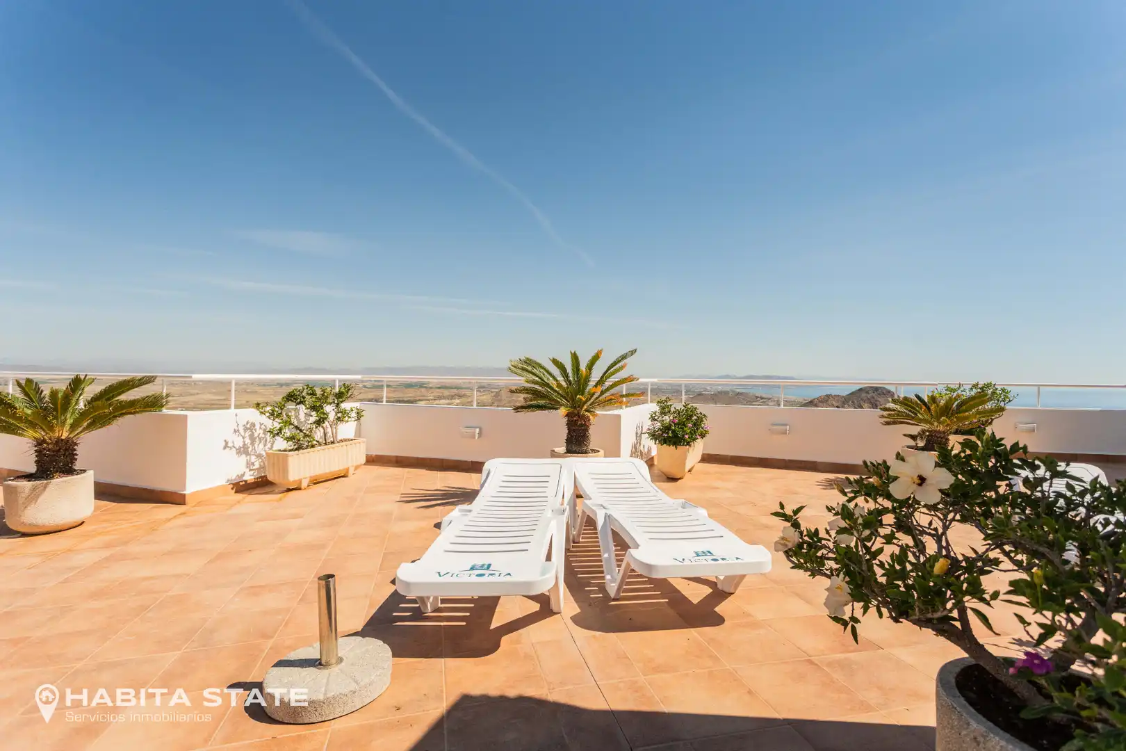 Terrace of Flat for rent in Mojácar  with Air Conditioner, Furnished and Pets allowed