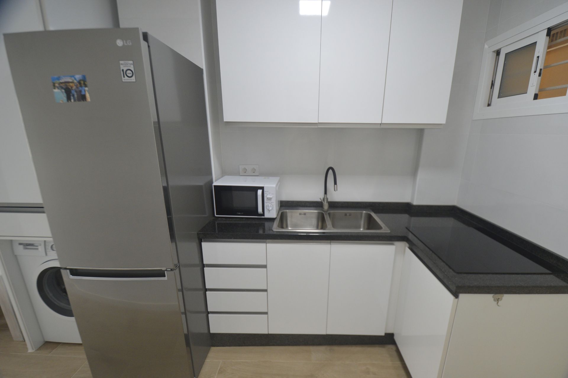 Kitchen of Flat to rent in Benalmádena  with Air Conditioner, Terrace and Furnished