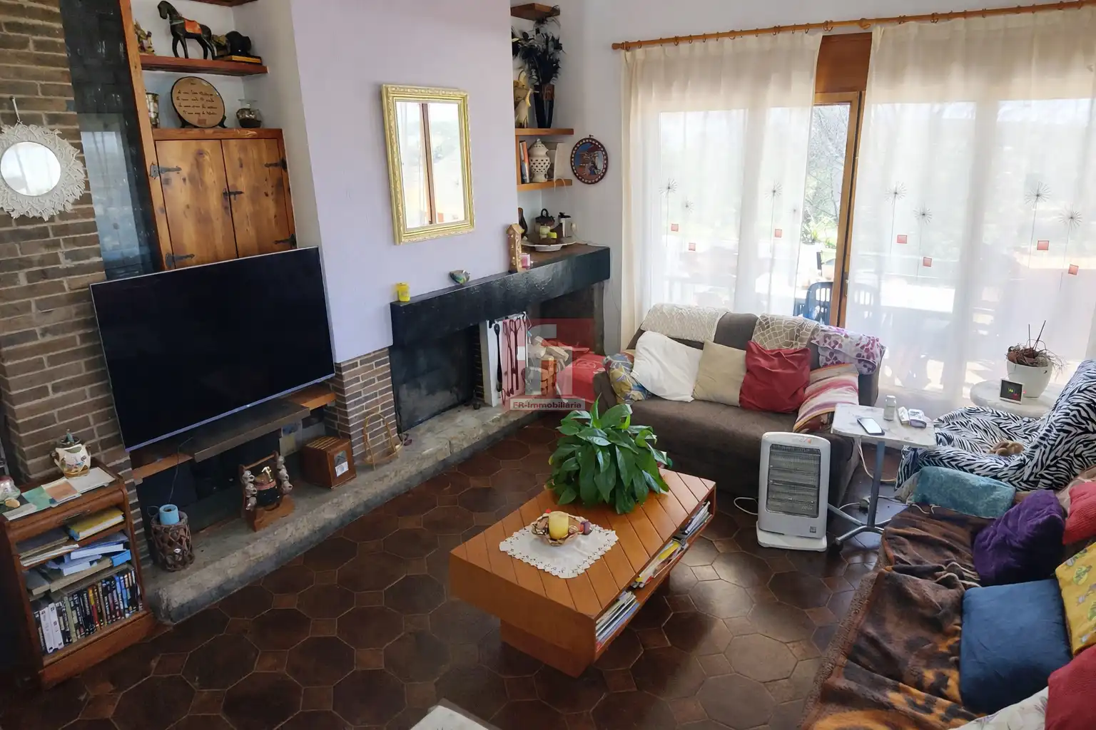 Wohnzimmer von Haus oder Chalet zum Verkauf in Palau-solità i Plegamans mit Klimaanlage, Terrasse und Abstellraum