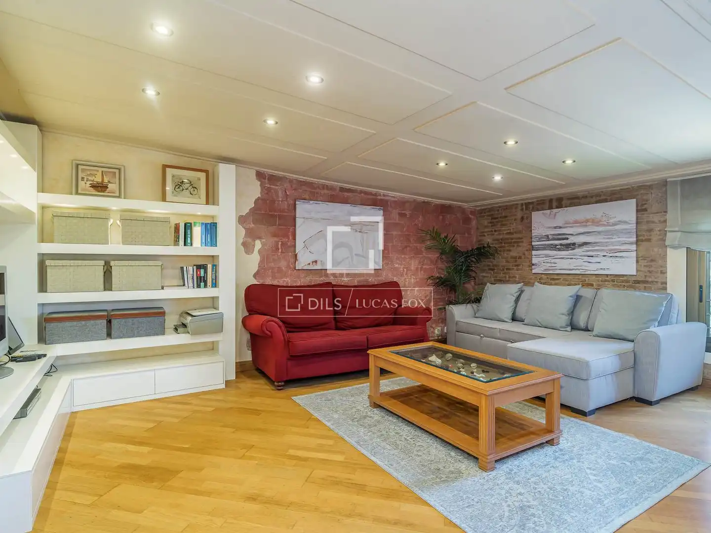Sala d'estar de Pis en venda en Barcelona amb Aire condicionat i Calefacció