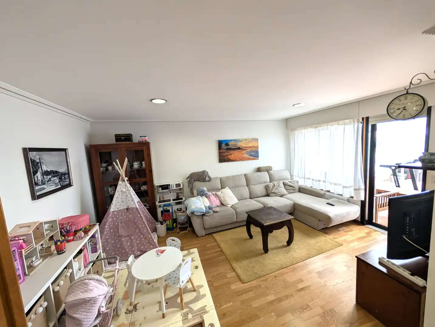 Sala de estar de Piso en venta en Narón con Amueblado