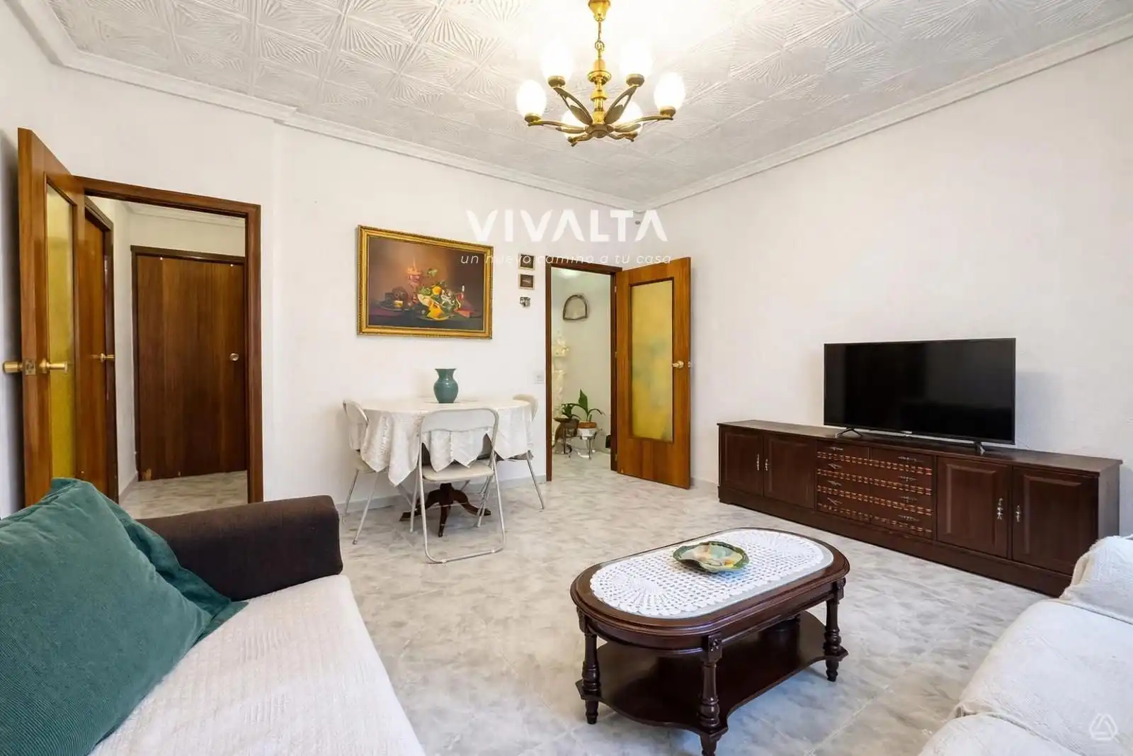 Sala d'estar de Pis en venda en Madrid amb Aire condicionat i Calefacció