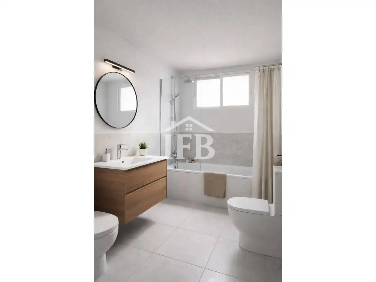 Baño de Casa o chalet en venta en Badajoz con Aire acondicionado, Calefacción y Jardín privado