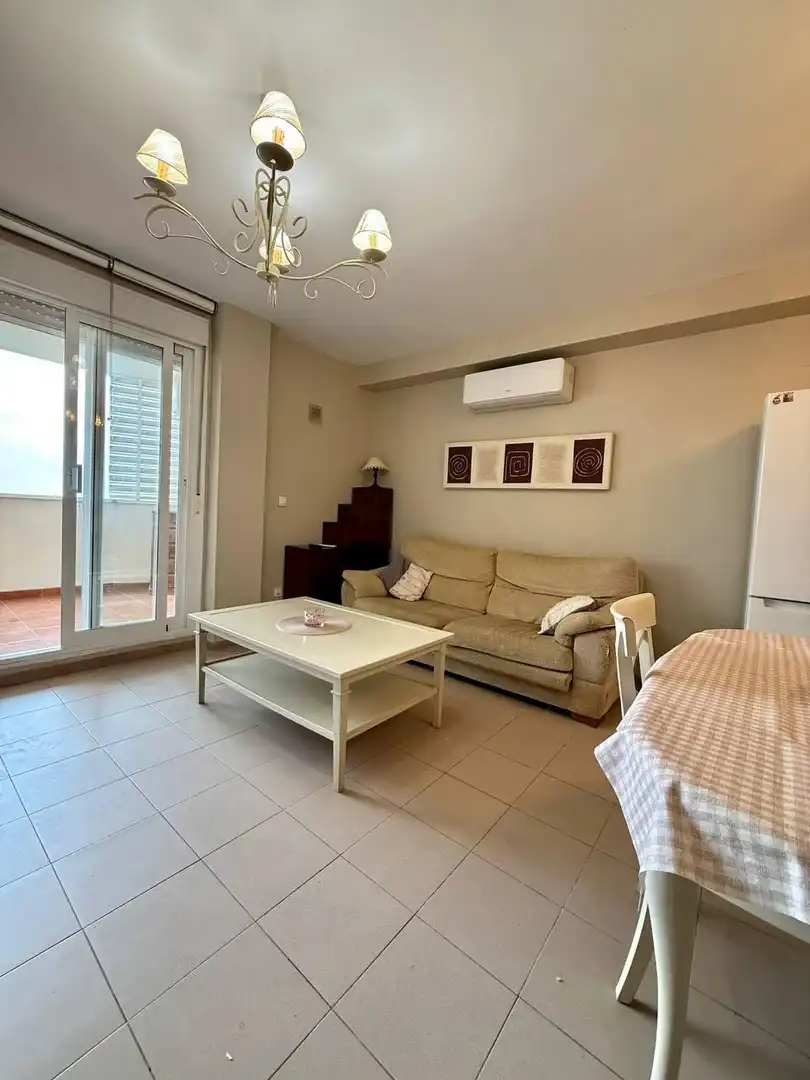 Sala d'estar de Apartament en venda en Villajoyosa / La Vila Joiosa amb Aire condicionat, Terrassa i Balcó