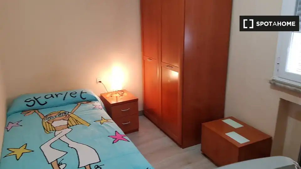 Habitación de Piso de alquiler en Salamanca con Aire acondicionado, Calefacción y Amueblado