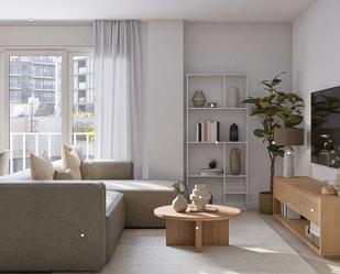 Living room of Flat for sale in  Barcelona Capital  with Private garden and Balcony