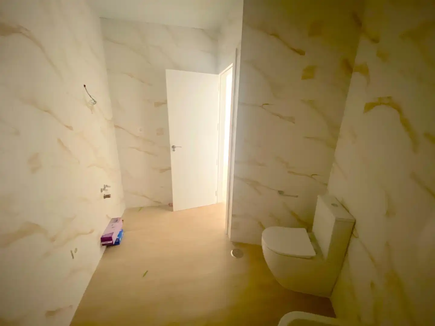 Badezimmer von Wohnungen zum Verkauf in Mazarrón mit Klimaanlage, Heizung und Terrasse