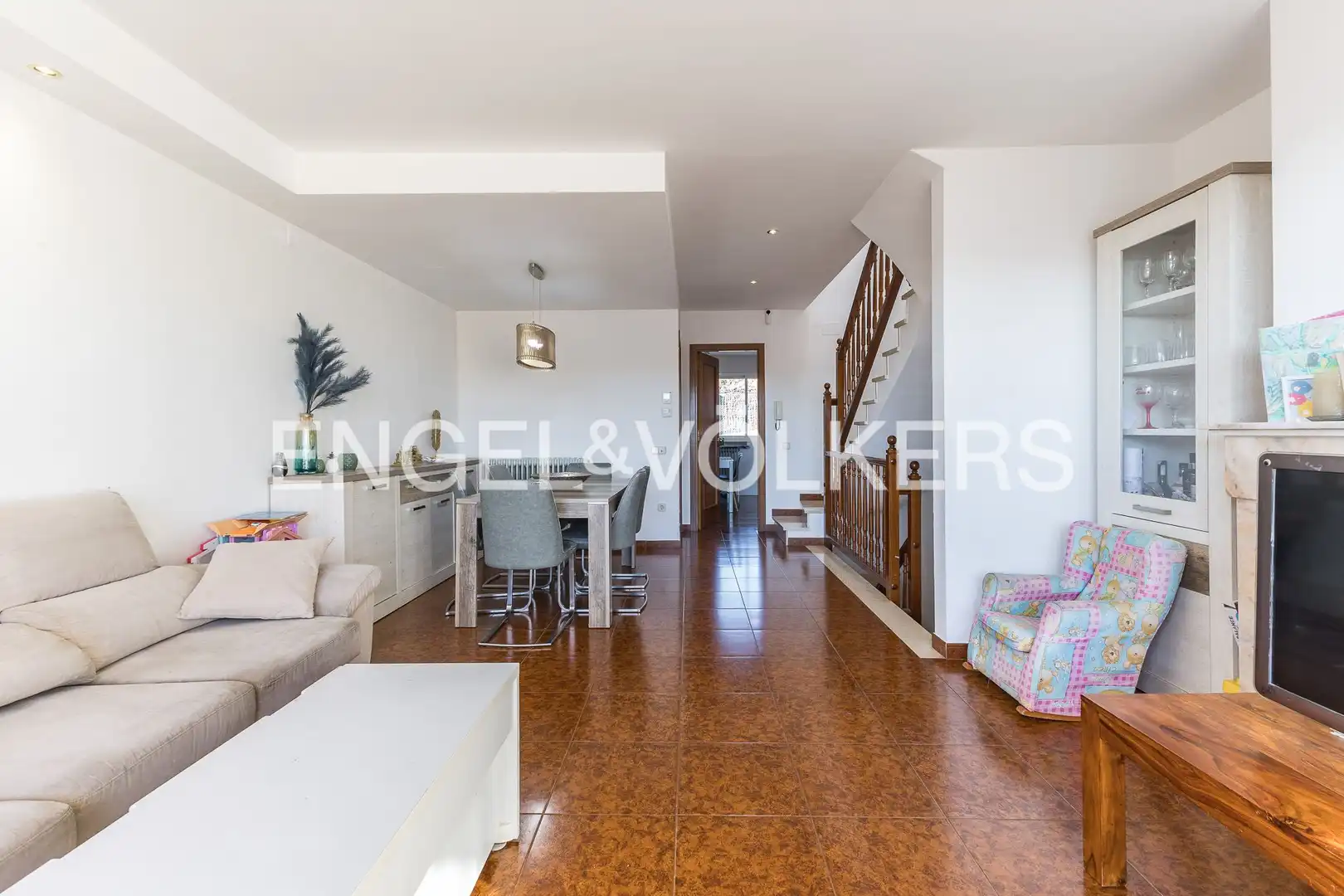 Living room of Houses for sale in Sant Pere de Ribes  with Air Conditioner, Heating and Private garden