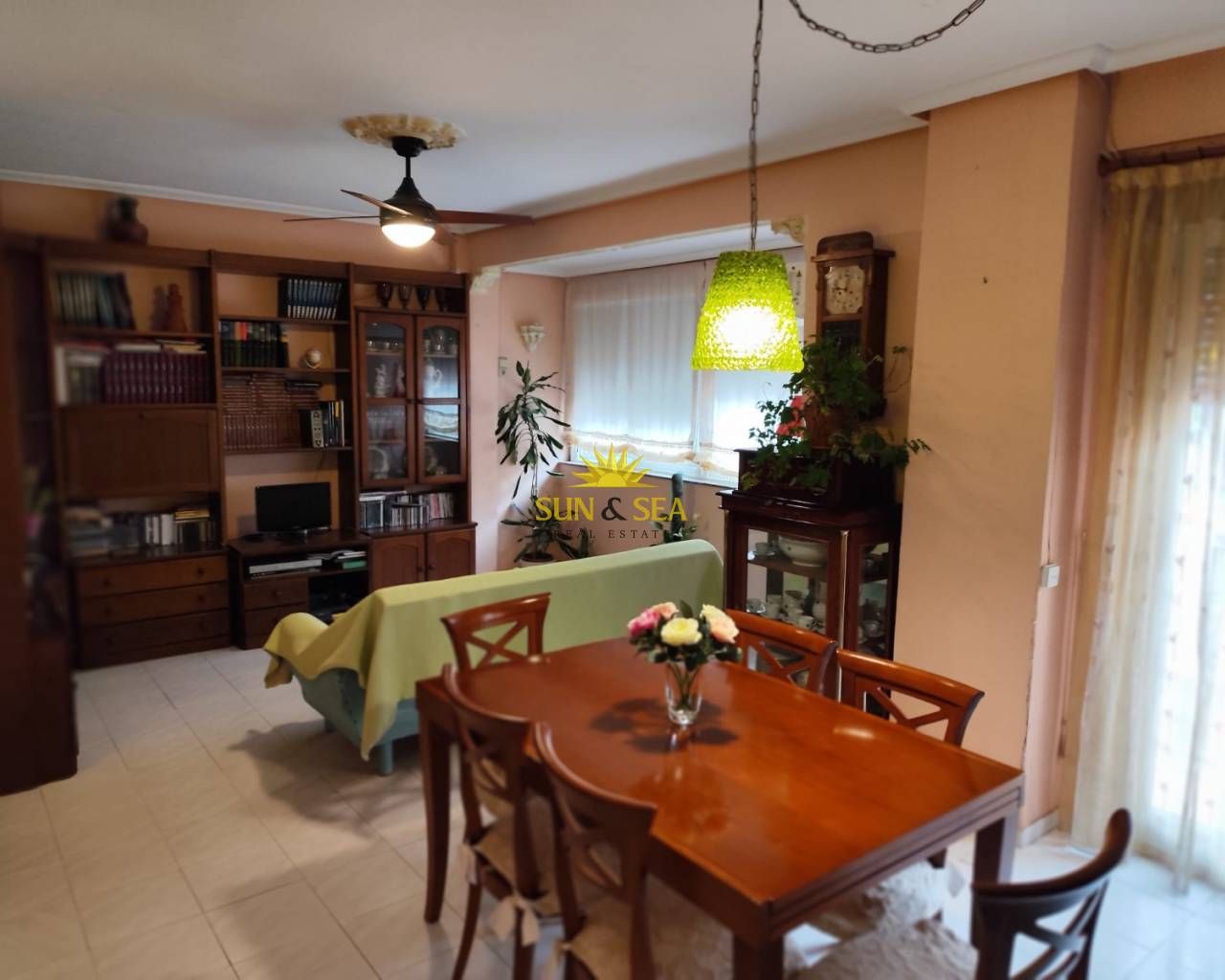 Living room of Flat to rent in Orihuela  with Air Conditioner, Heating and Furnished