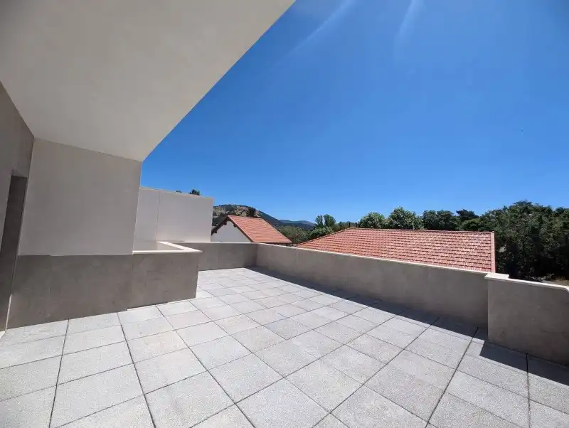 Terraza de Casa adosada en venta en El Espinar con Calefacción y Terraza