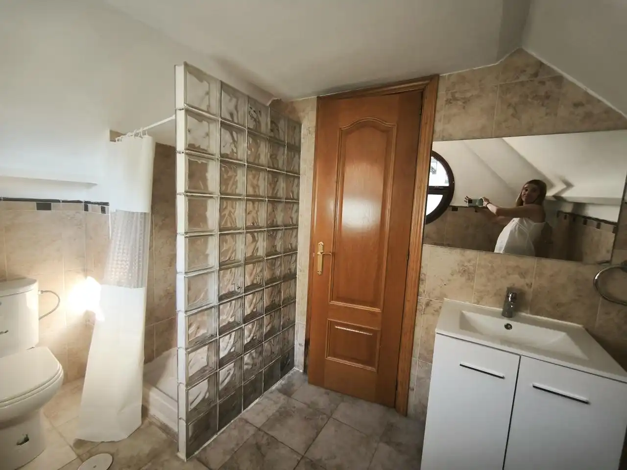Baño de Dúplex de alquiler en Benalmádena con Aire acondicionado y Terraza