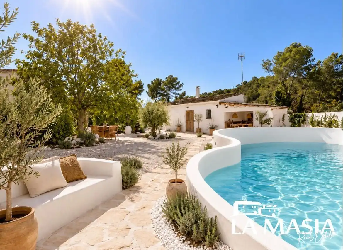 Jardí de Casa o xalet en venda en Olivella amb Aire condicionat i Jardí privat