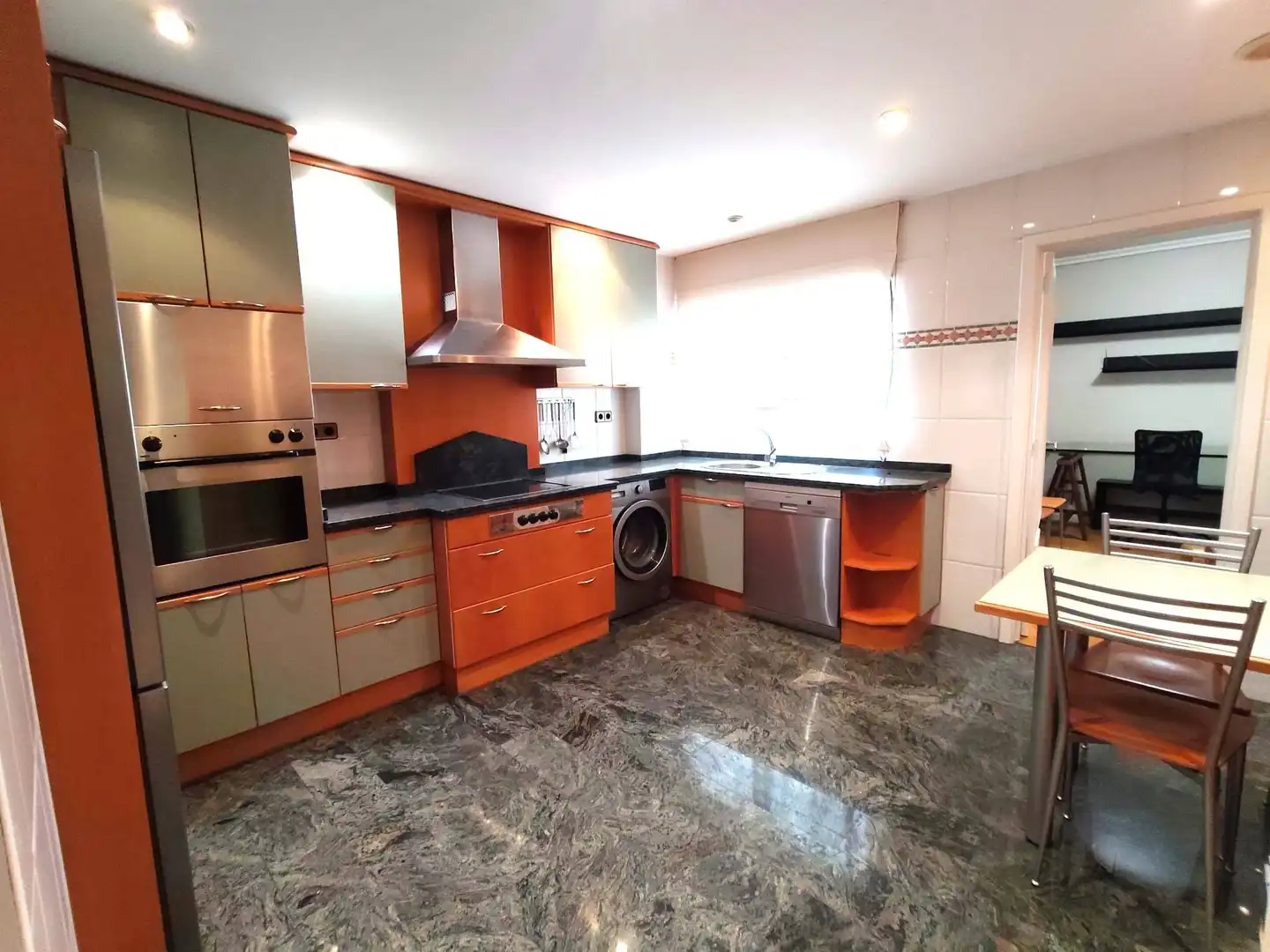 Kitchen of Flat for sale in Tudela  with Air Conditioner, Heating and Parquet flooring
