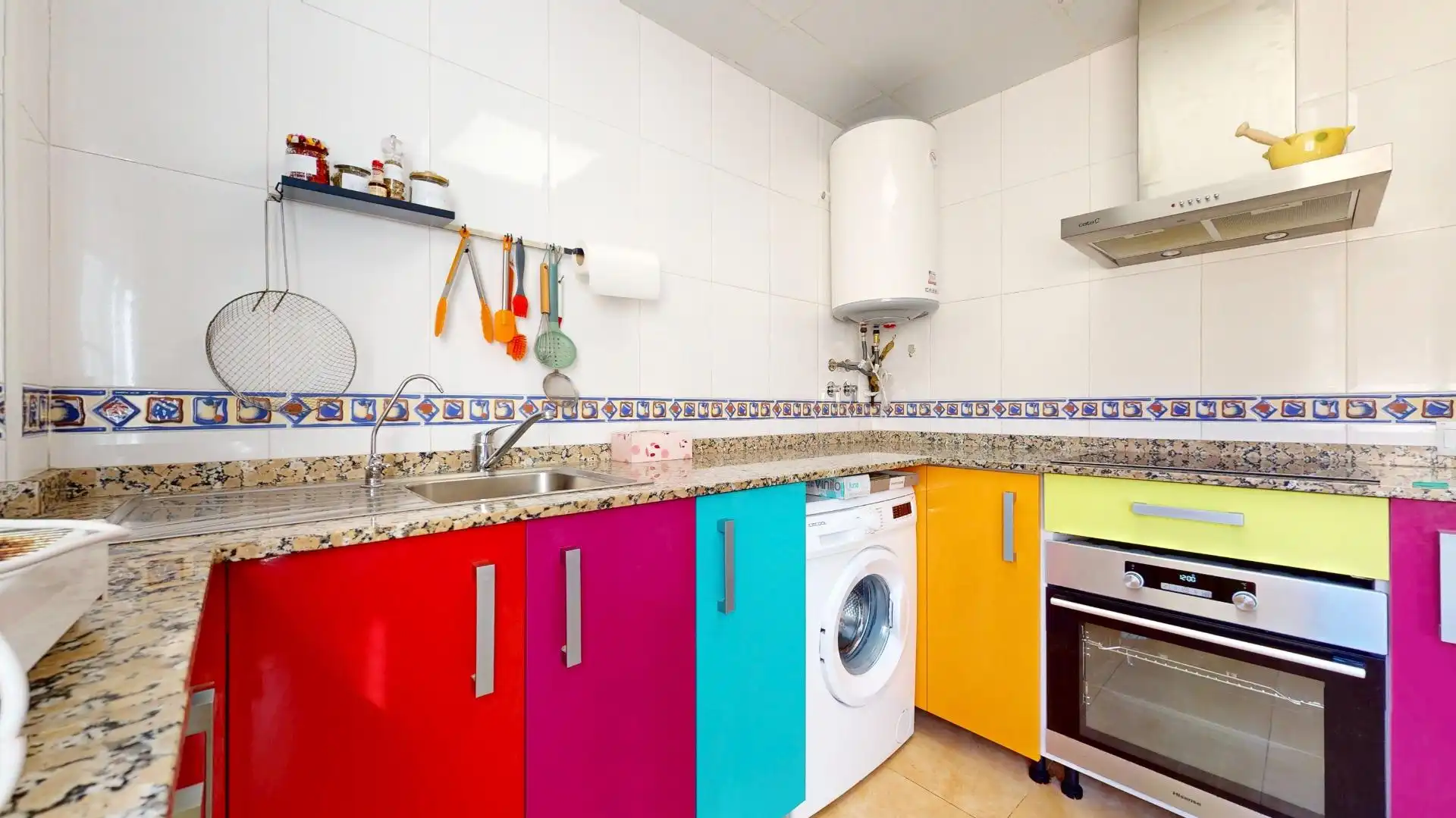 Kitchen of Flat for sale in Roquetas de Mar