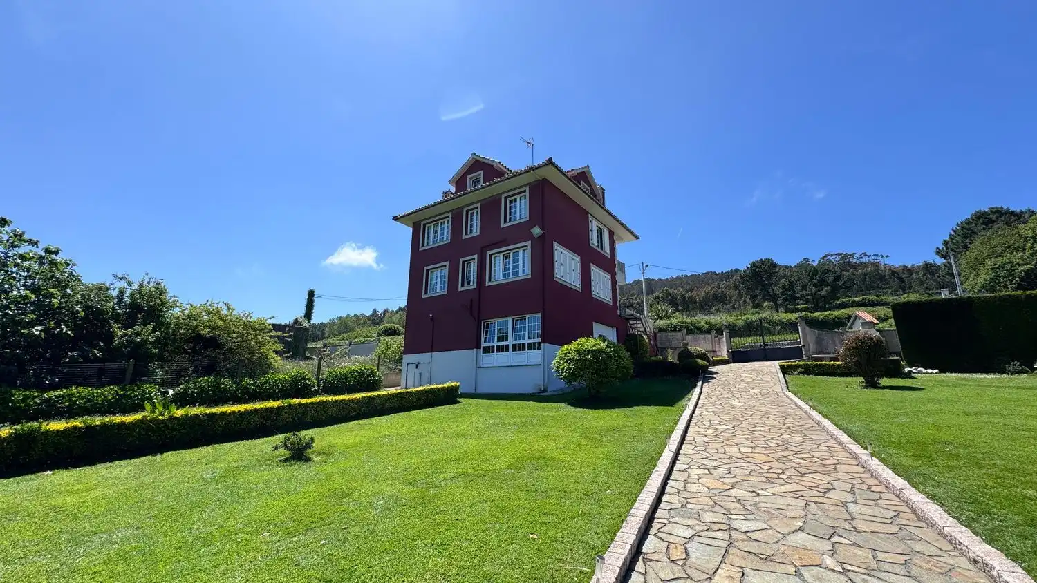 Exterior view of Houses for sale in Carballo  with Heating, Private garden and Swimming Pool