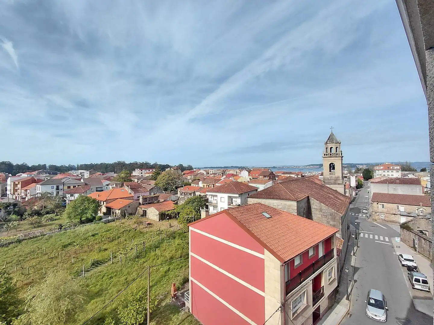 Vista exterior de Pis en venda en Vilanova de Arousa amb Calefacció i Moblat