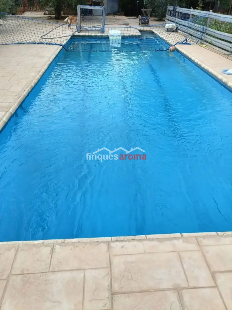 Piscina de Casa o chalet en venta en El Pla de Santa Maria con Piscina, Amueblado y Horno