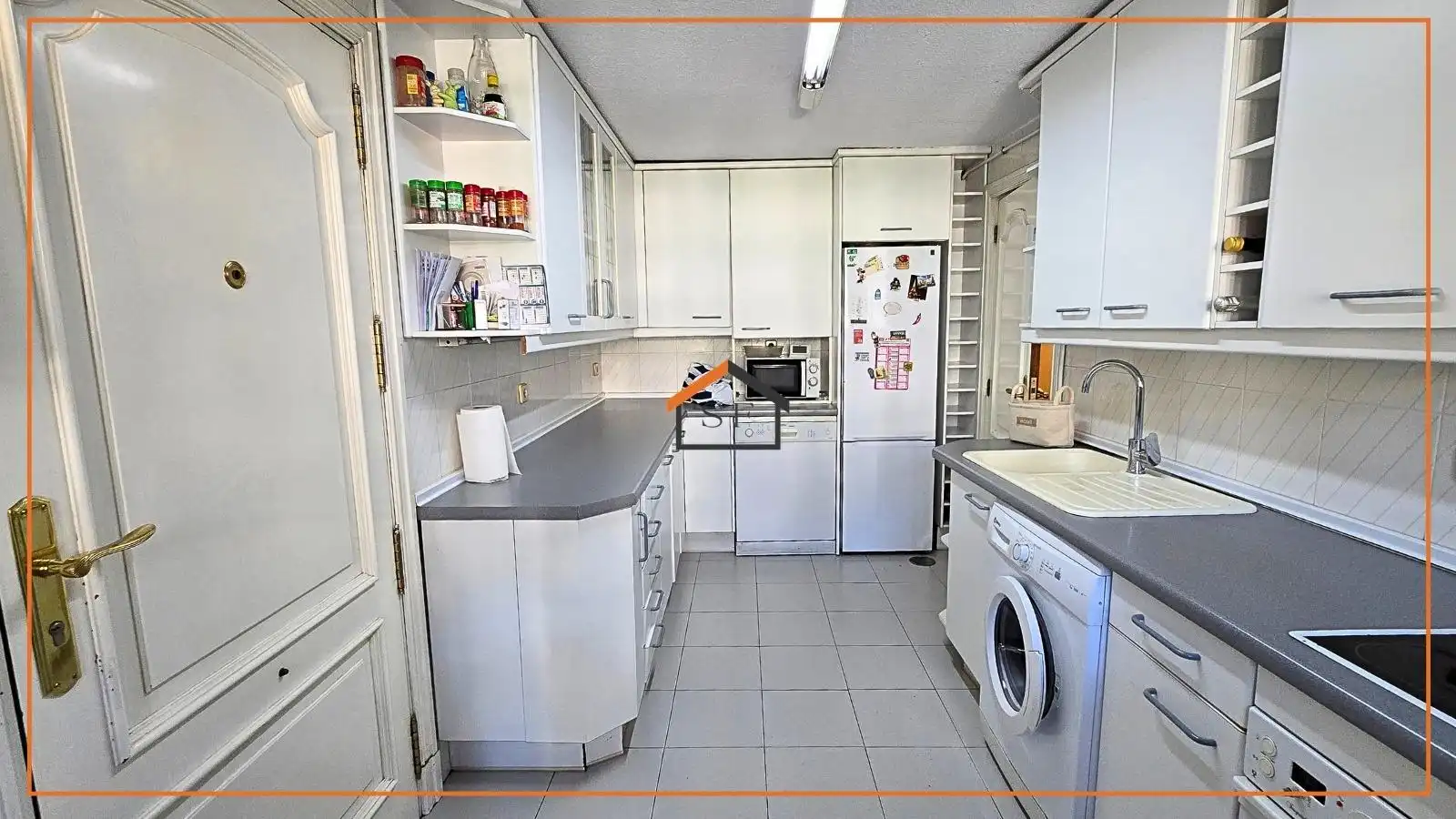 Cocina de Piso en venta en Madrid con Aire acondicionado, Jardín privado y Parquet