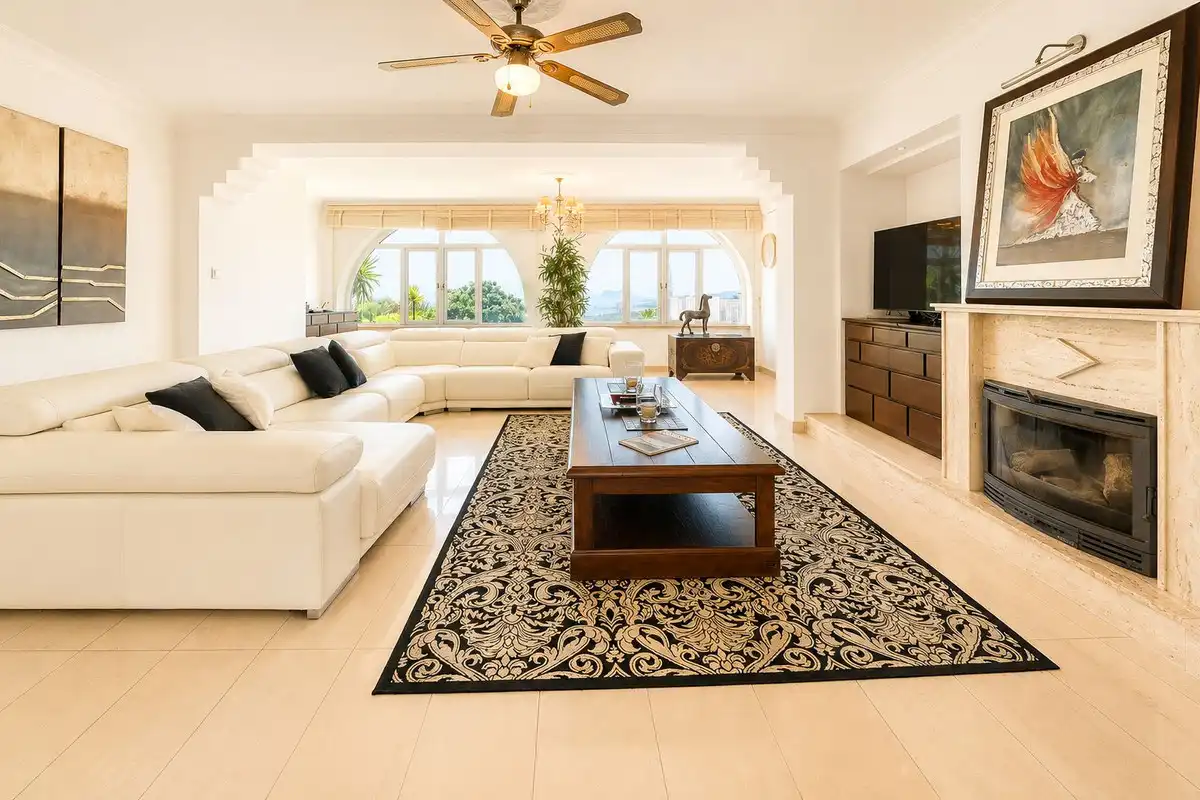 Sala de estar de Casa o chalet en venta en Sotogrande con Aire acondicionado, Jardín privado y Terraza