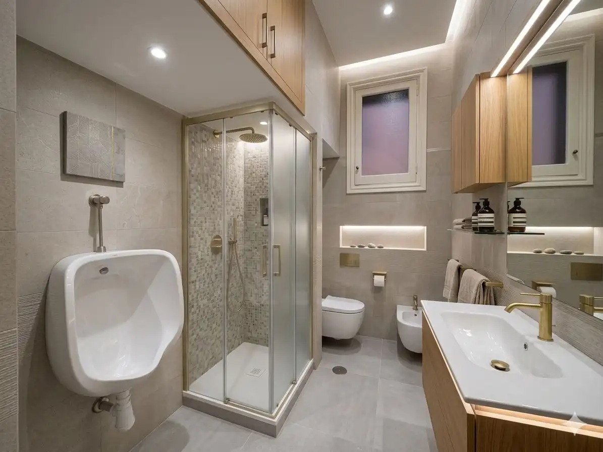 Bathroom of Flat for sale in Madrid  with Air Conditioner and Heating