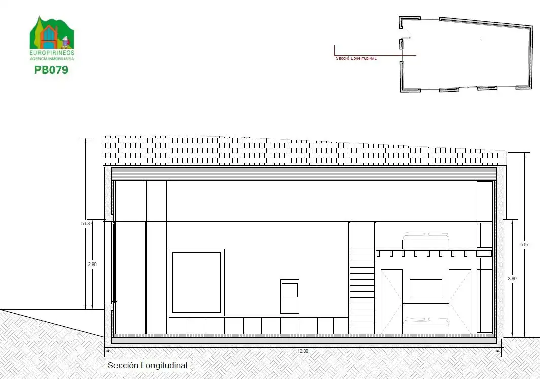 Finca rústica en venta en Puértolas