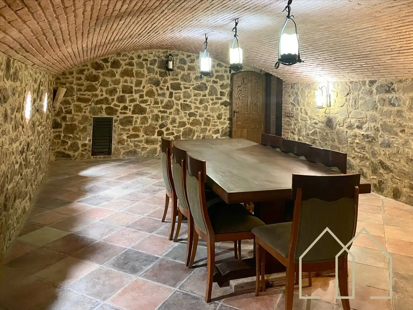 Comedor de Casa o chalet en venta en Sant Joan de Mollet con Aire acondicionado, Calefacción y Jardín privado