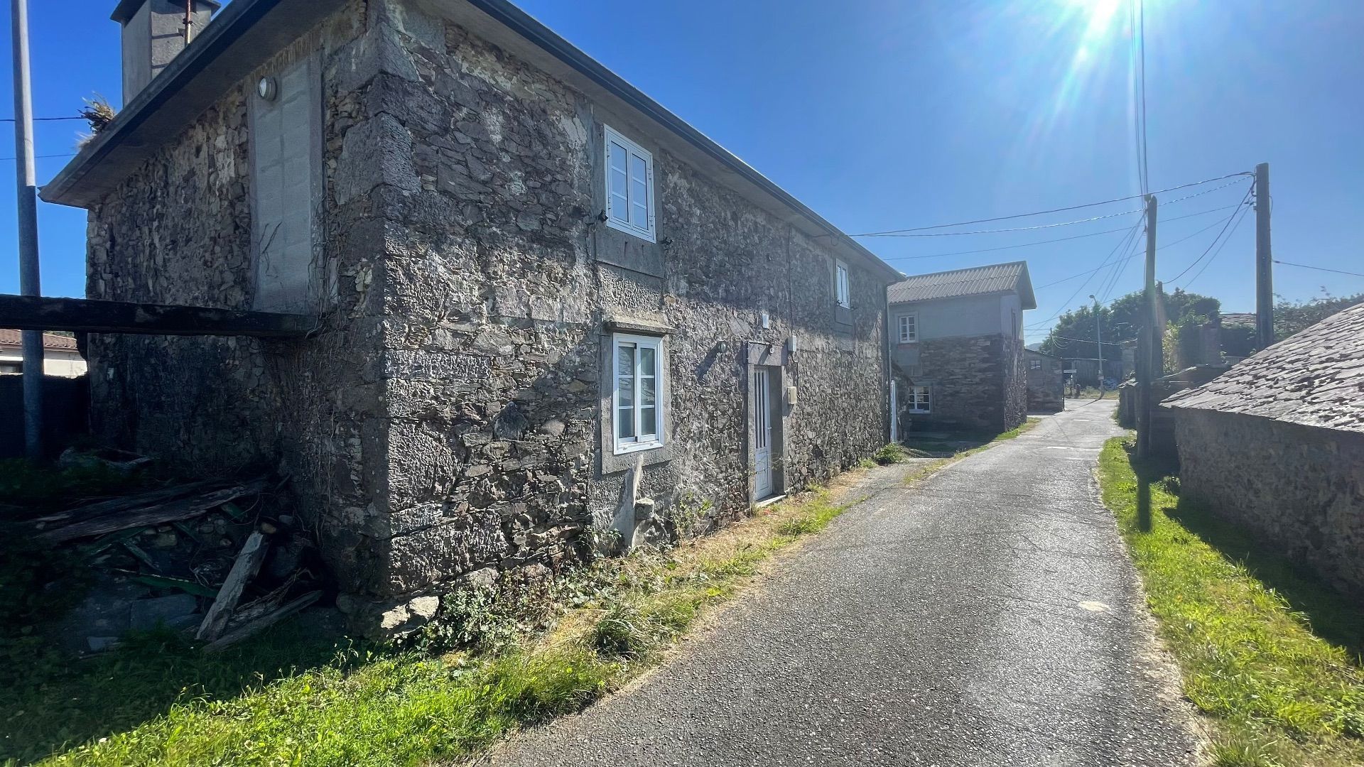Exterior view of House or chalet for sale in As Somozas   with Private garden