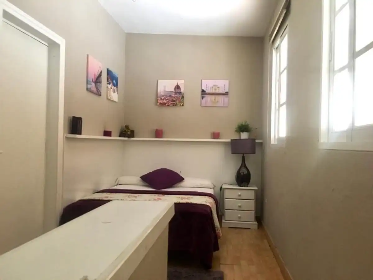 Bedroom of Flat for sale in Málaga  with Air Conditioner and Furnished