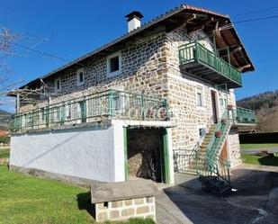 Vista exterior de Finca rústica en venda en Arantzazu amb Calefacció, Jardí privat i Terrassa