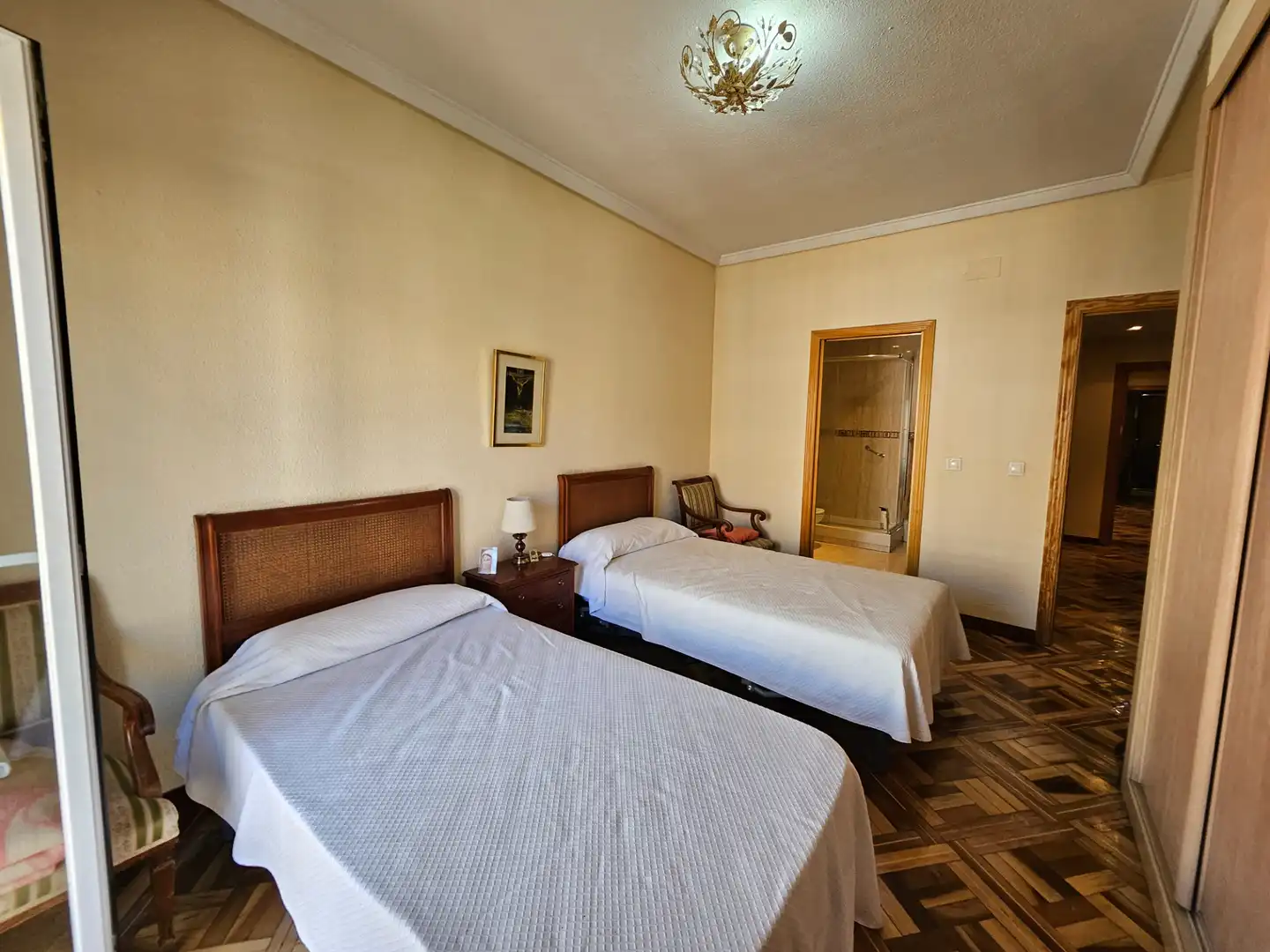 Bedroom of Flat for rent in Madrid  with Air Conditioner, Heating and Furnished