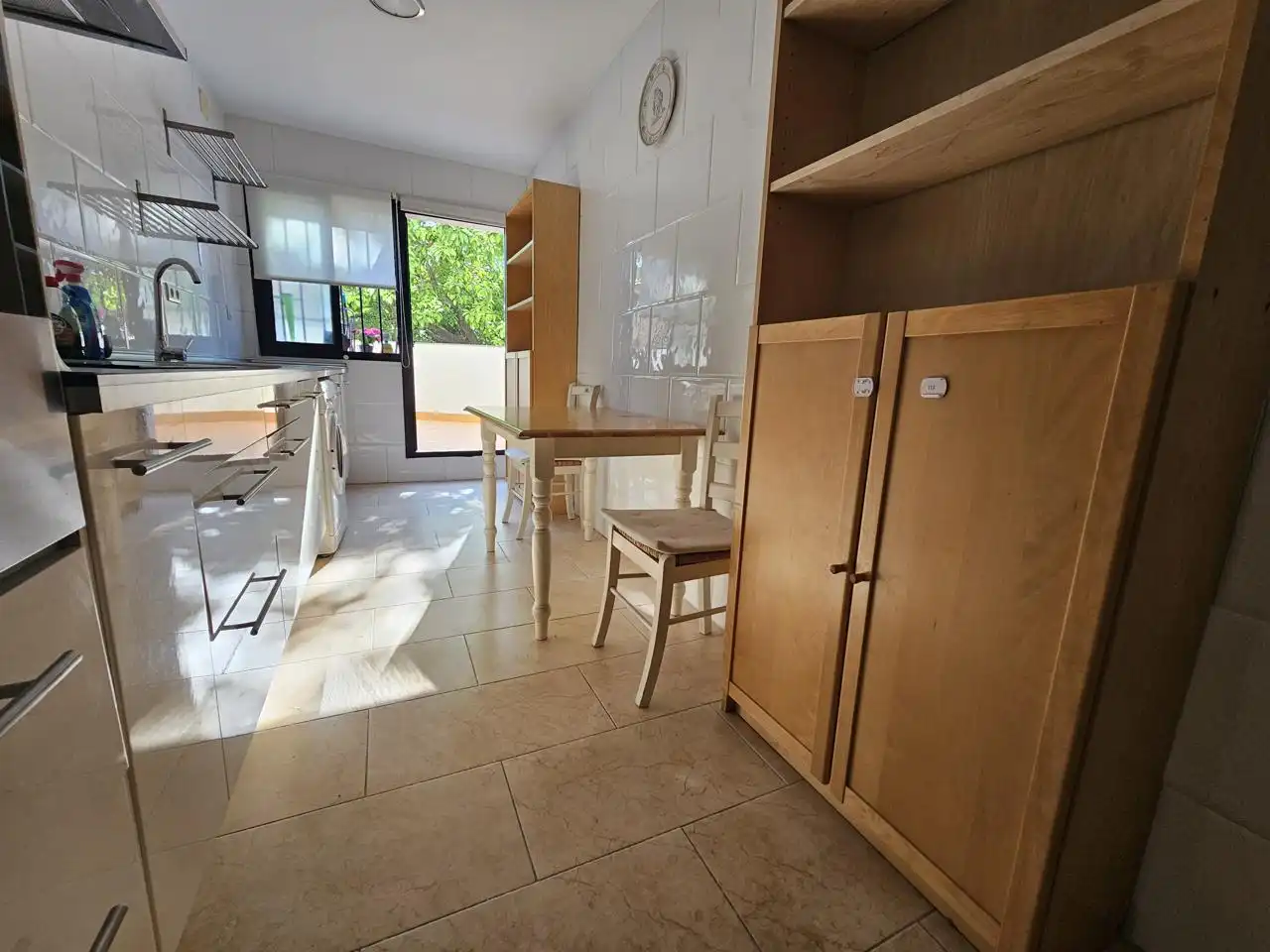 Kitchen of Flat for sale in Jerez de la Frontera  with Air Conditioner, Terrace and Furnished