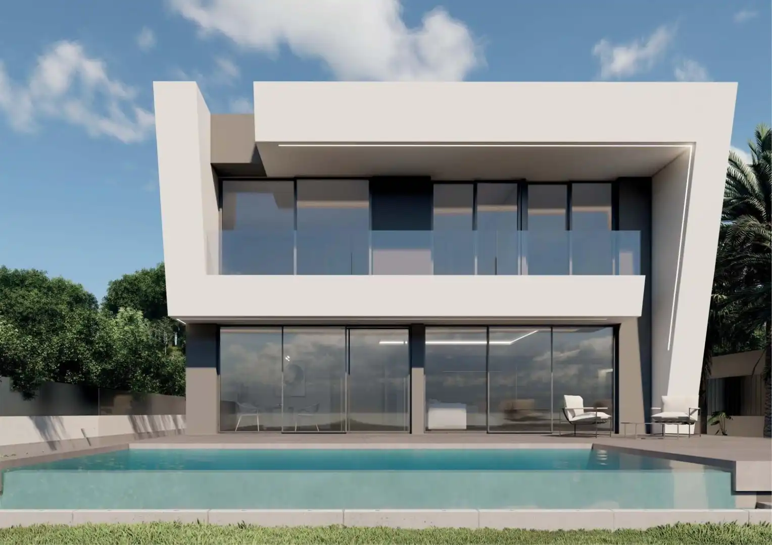 Vista exterior de Casa o chalet en venta en Cullera con Aire acondicionado, Jardín privado y Terraza