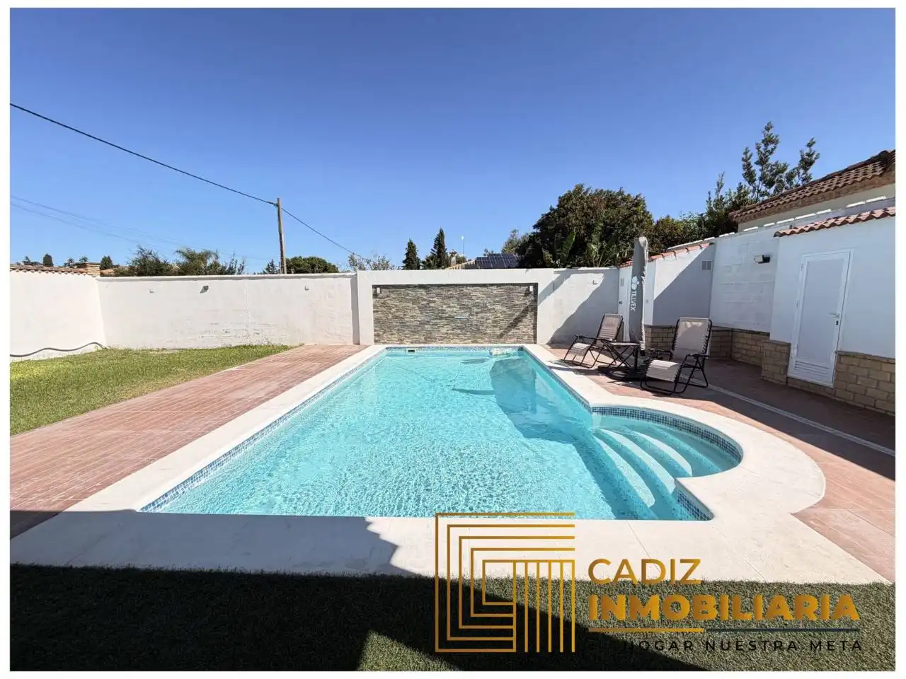 Jardí de Finca rústica en venda en Chiclana de la Frontera amb Aire condicionat, Jardí privat i Terrassa