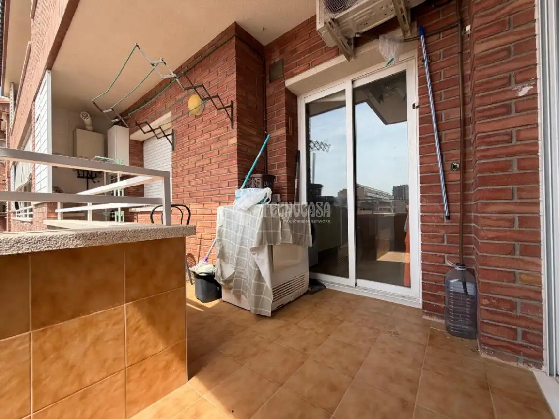 Terraza de Piso en venta en Badalona con Aire acondicionado, Trastero y Balcón