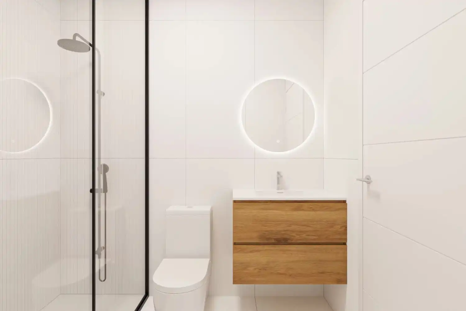 Bathroom of Houses for sale in Sant Vicenç Dels Horts  with Air Conditioner, Heating and Terrace