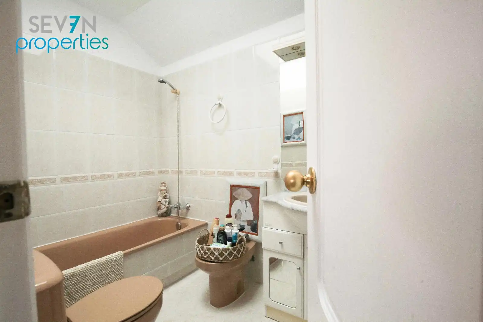 Baño de Casa adosada en venta en Alicante / Alacant con Aire acondicionado, Calefacción y Piscina