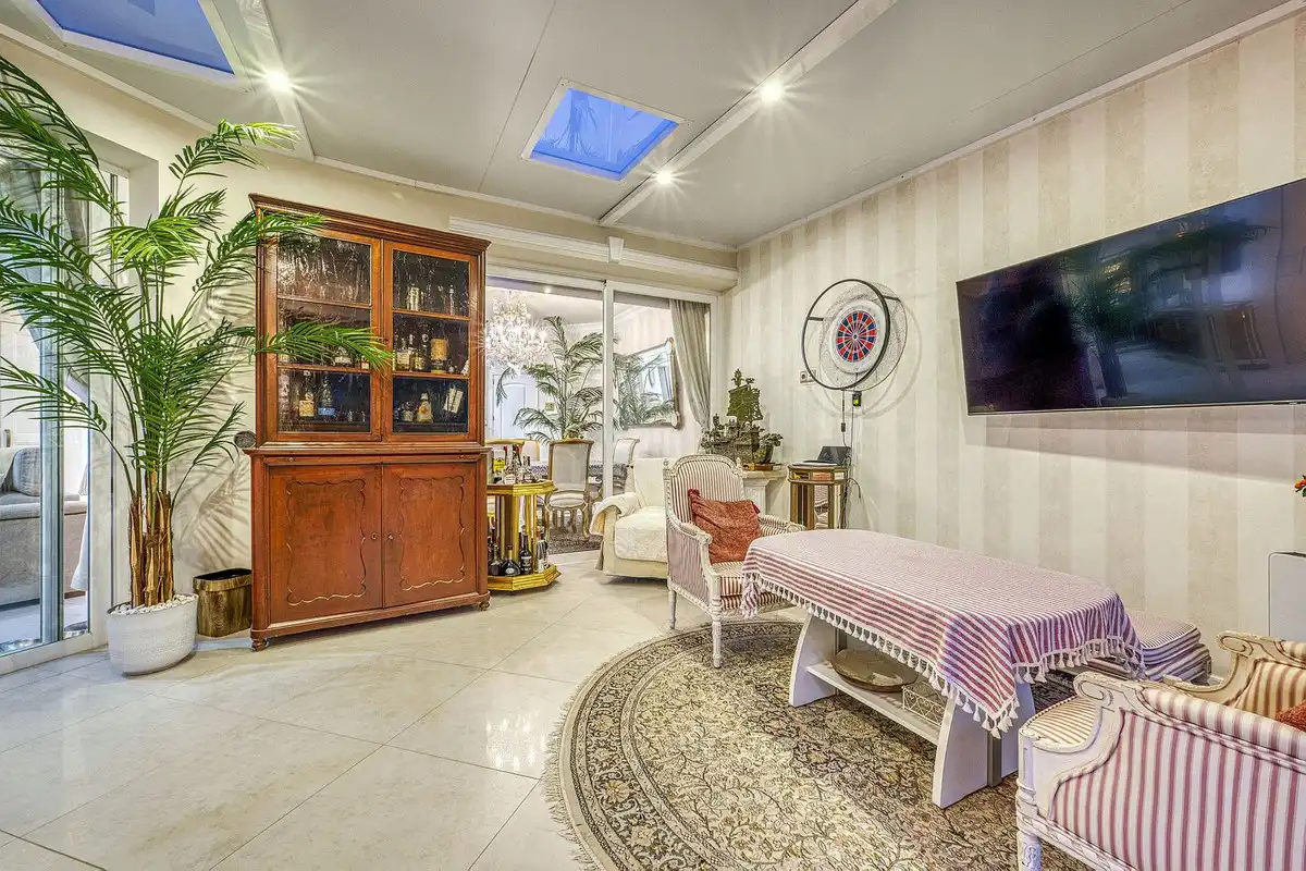 Living room of Detached homes for sale in Marbella  with Air Conditioner, Terrace and Storage room