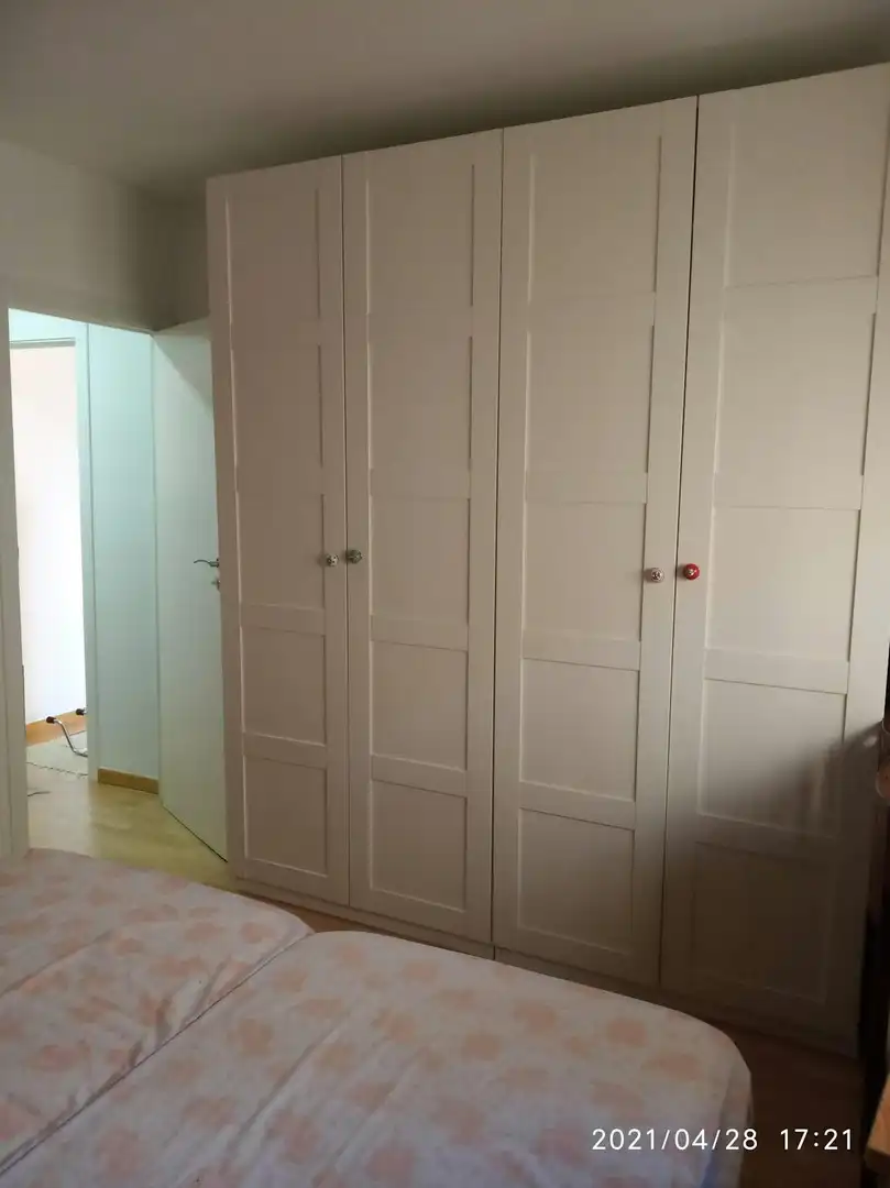 Schlafzimmer von Wohnung zur untervermieten in L'Hospitalet de Llobregat mit Heizung, Möbliert und Waschmaschine