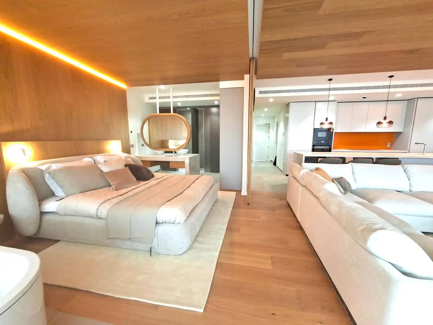 Sala de estar de Apartamento en venta en Fuengirola con Aire acondicionado, Calefacción y Jardín privado