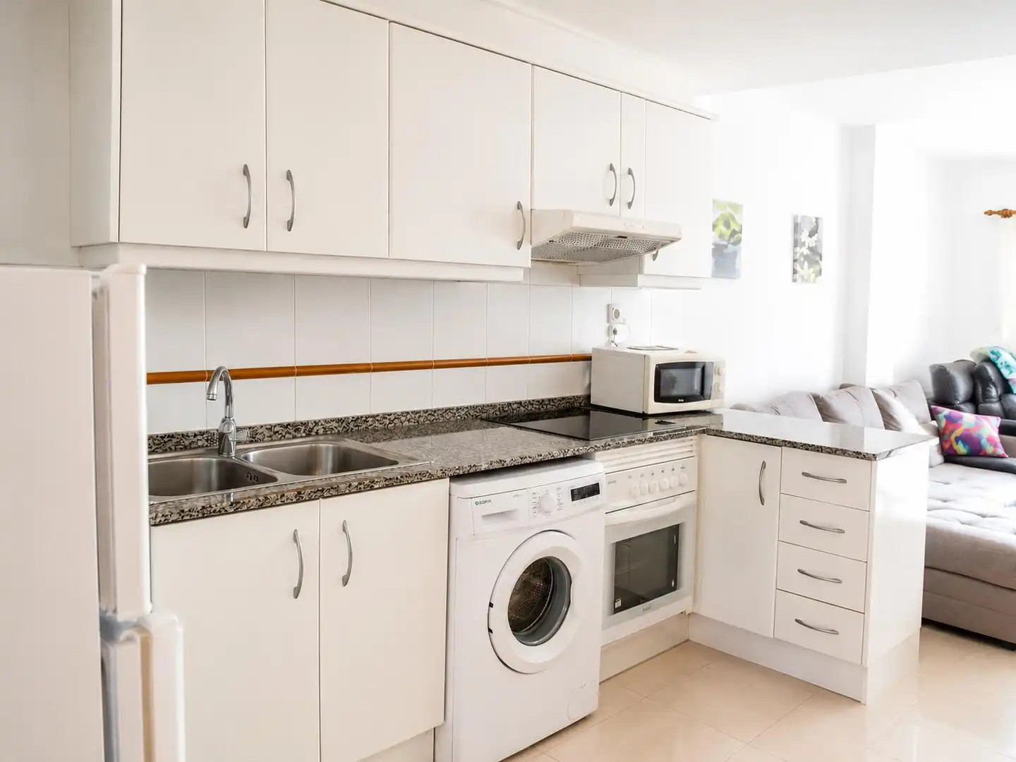 Küche von Wohnung zum Verkauf in Canet d'En Berenguer mit Klimaanlage, Terrasse und Möbliert