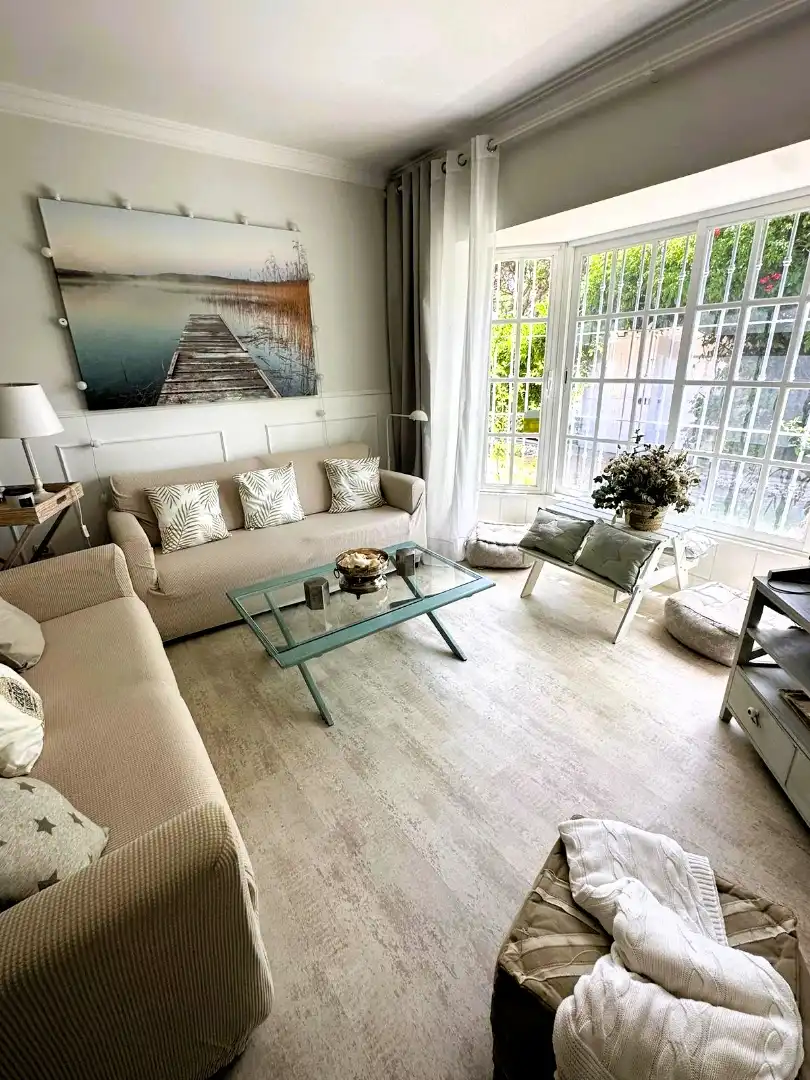 Living room of Houses for sale in Chiclana de la Frontera  with Air Conditioner, Private garden and Swimming Pool