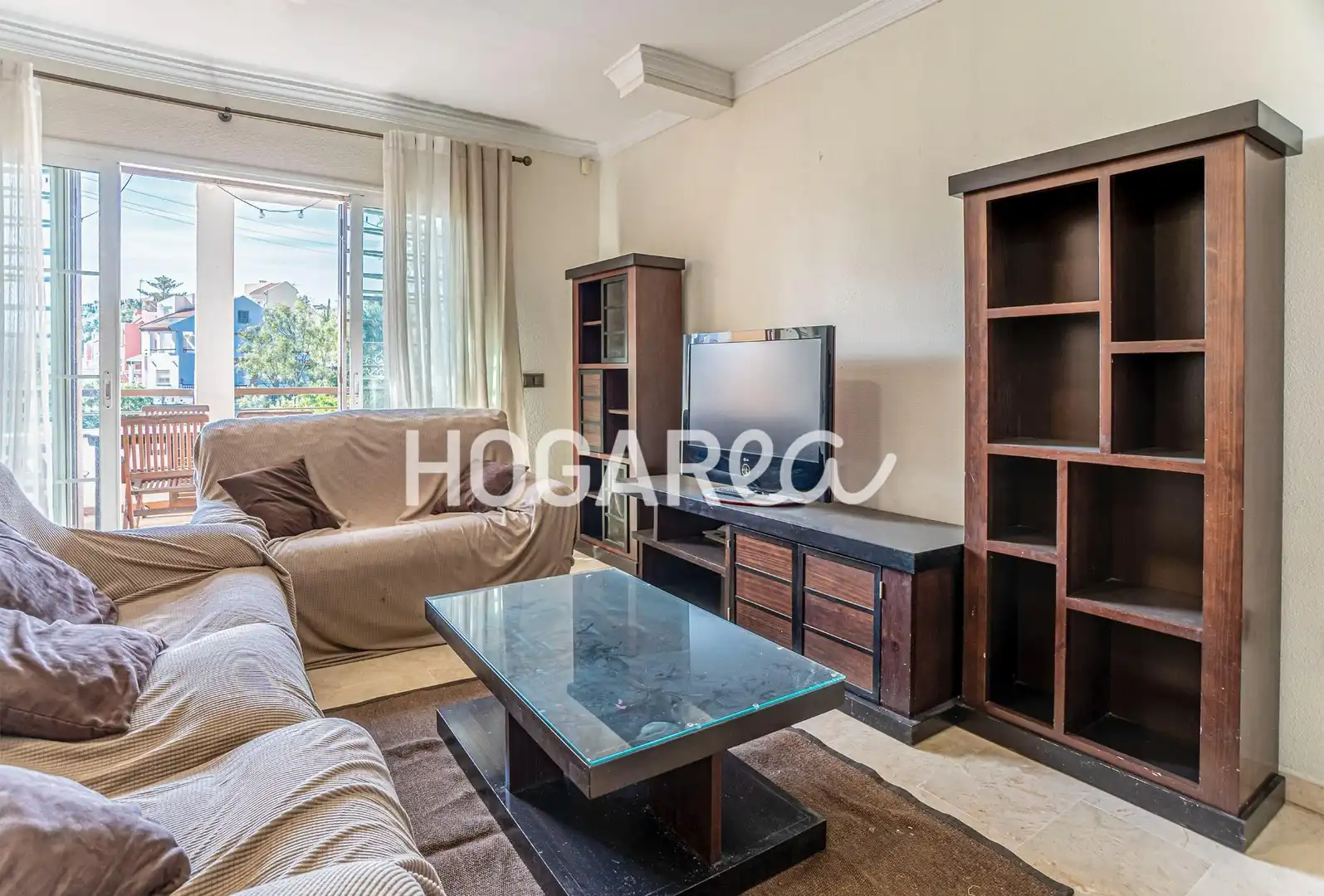 Sala de estar de Casa adosada en venta en Málaga con Aire acondicionado, Calefacción y Terraza